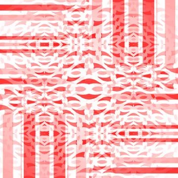 Abstract geometric pattern white pink red Ilustración de archivo