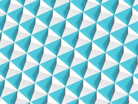 Abstract geometric pattern, white pyramids 스톡 일러스트