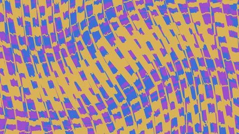 Abstract geometric pattern with yellow and purple squares Illustrazione stock