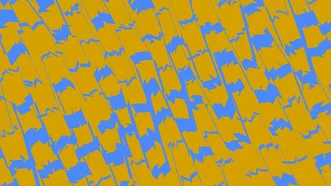 Abstract geometric pattern with yellow and blue shapes 스톡 일러스트