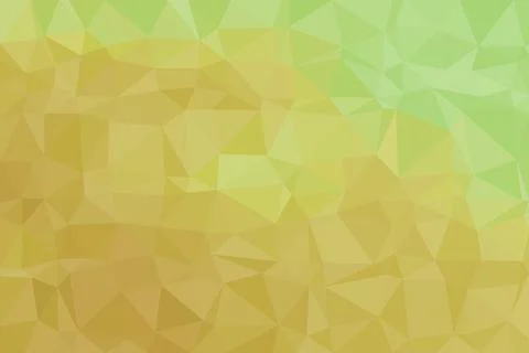 Abstract geometric pattern with yellow and green shades Illustrazione stock