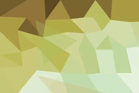 Abstract geometric pattern with yellow and green shades Stock Illustration