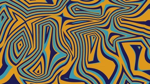 Abstract geometric pattern in yellow-blue and dark blue tones, bright backg.. Stock Footage 315988541