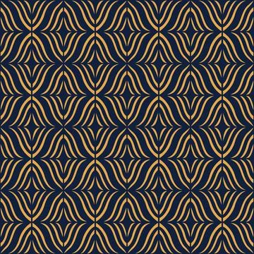 Abstract Geometric Pattern (Yellow, Blue) Stock Illustration