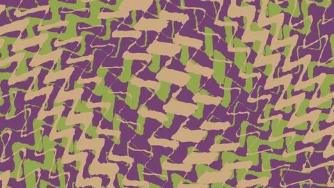 Abstract geometric pattern with zigzag shapes and bold colors Stock Illustration