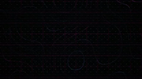 Abstract geometric patterns and lines on a dark background. Stock Footage 334461240