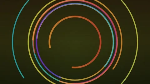 Abstract geometric patterns create a mesmerizing, static visual experience Video stock 326261667