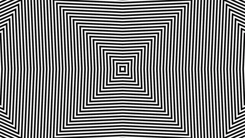 Abstract Geometric Patterns Expanding and Contracting with Sharp Lines and .. Stock Footage 341663187