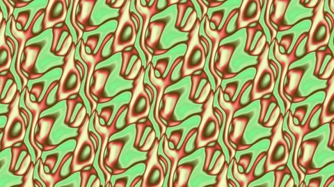 Abstract Geometric Patterns in Green and Red. Stock-Footage 330926150