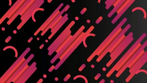 Abstract geometric patterns motion screen background animated HD Stock Footage 122026544