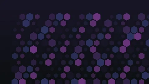 Abstract geometric patterns in purple, blue, and pink create a mesmerizing Video stock 327338519