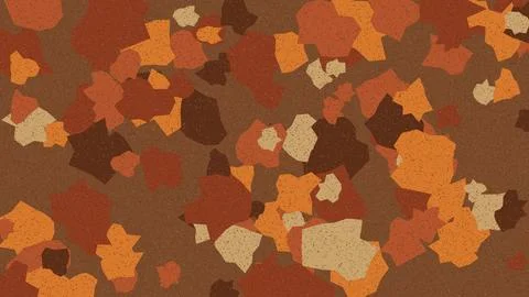 Abstract geometric patterns rust orange beige brown textured background Stock Illustration