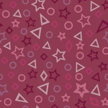 Abstract geometric patterns. seamless patterns, abstract geometric shapes Stock Illustration