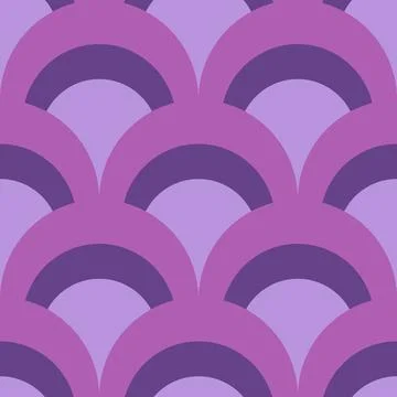 Abstract Geometric Patterns in Shades of Purple, Modern Vector Background Illustrazione stock