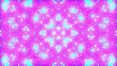 Abstract Geometric Patterns in Vibrant Cyan Magenta Yellow Glows with Soft .. Stock Footage 343418966
