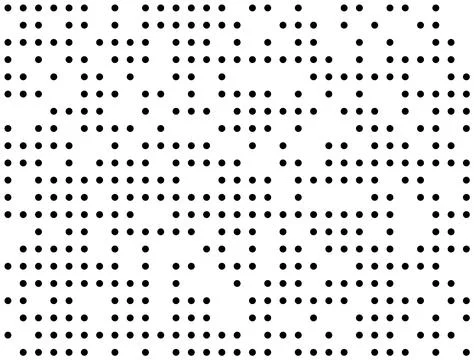 Abstract geometric perforated random pattern background. Stock Illustration