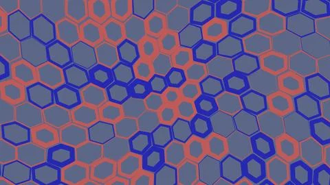 Abstract geometric pixel art with circles and lines イラスト素材
