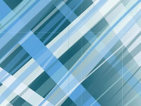 Abstract geometric plaid pattern in blue and teal with soft gradients and c.. Stock Illustration
