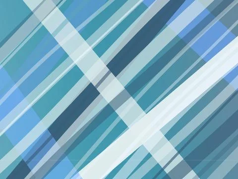 Abstract geometric plaid pattern in blue, teal, and gray tones with clean m.. Illustrazione stock