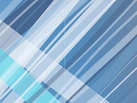 Abstract geometric plaid pattern in soft blues and white, creating a clean .. Stock Illustration