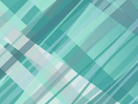 Abstract geometric plaid pattern in teal and light blue with smooth gradien.. Stock Illustration