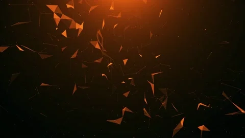 Abstract Geometric Plexus With Triangular Cells.Background Stock Footage 157179744
