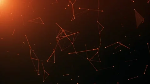 Abstract Geometric Plexus With Triangular Cells.Background Stock Footage 157179765