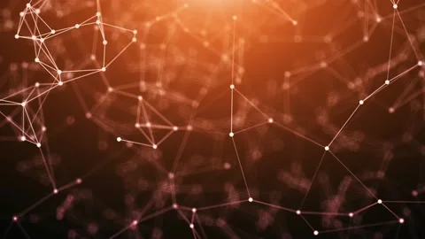 Abstract Geometric Plexus With Triangular Cells.Background Stock Footage 157179781