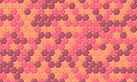 Abstract geometric polka dot pattern with repeating round spots. Great for .. Stock Illustration