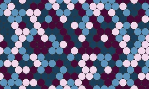 Abstract geometric polka dot pattern with repeating round spots. Great for .. Stock Illustration