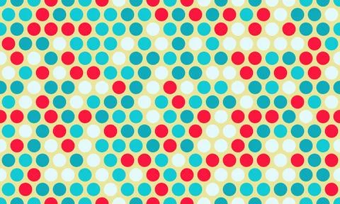 Abstract geometric polka dot pattern with repeating round spots. Great for .. Stock Illustration