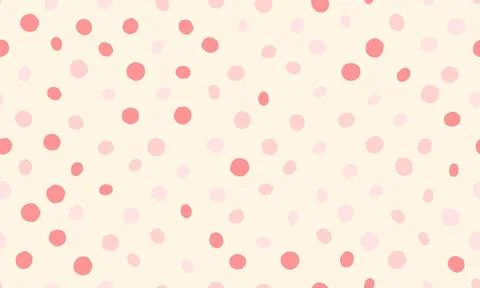 Abstract geometric polka dot pattern with repeating round spots. Great for .. Stock Illustration