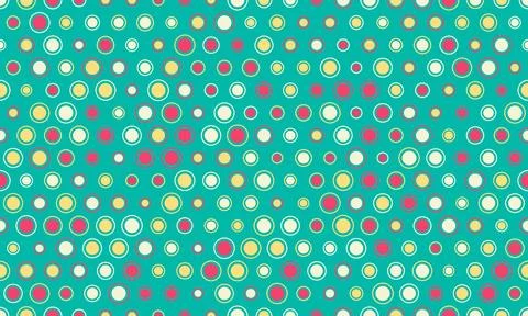 Abstract geometric polka dot pattern with repeating round spots. Great for .. Stock Illustration