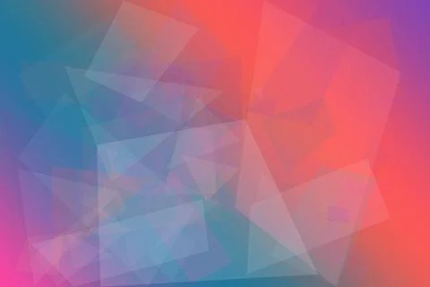 Abstract geometric polygon background with blue and pink gradient, creating.. 스톡 일러스트