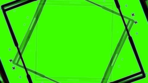 Abstract geometric polygon background with neon glow. Futuristic digital design Stock Illustration