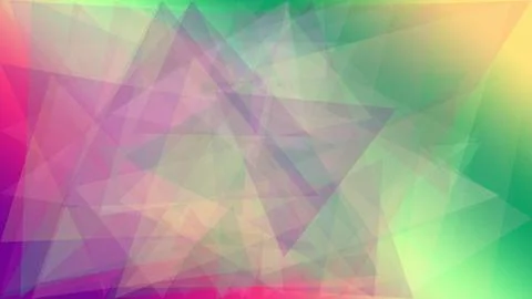 Abstract geometric polygon background with soft dreamy light and multicolor.. 스톡 일러스트