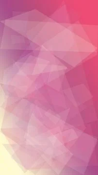 Abstract geometric polygon background in soft pink and purple with subtle g.. Illustrazione stock