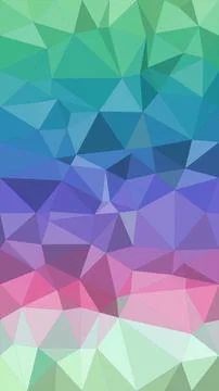 Abstract geometric polygon background with teal, blue, purple, and pink gra.. 스톡 일러스트