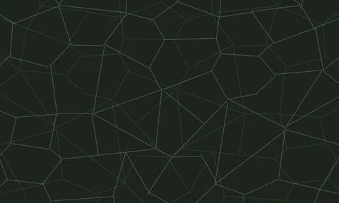 Abstract geometric polygon connecting lines network pattern background. Illustrazione stock