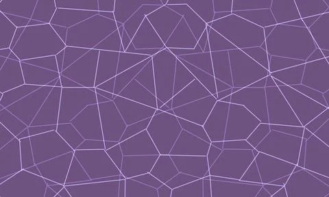 Abstract geometric polygon connecting lines network pattern background. purple Stock Illustration