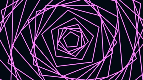 Abstract geometric polygon pattern background animation for modern design Stock Footage 341055285