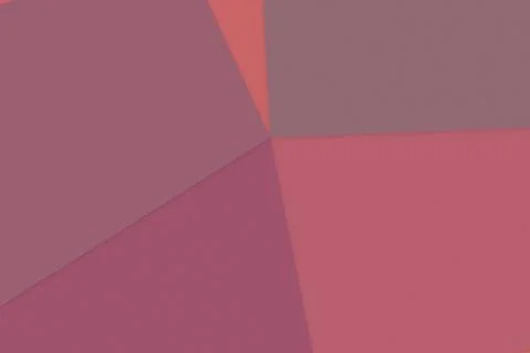 Abstract geometric polygon shapes in soft pink and rose hues create a calm,.. Illustrazione stock
