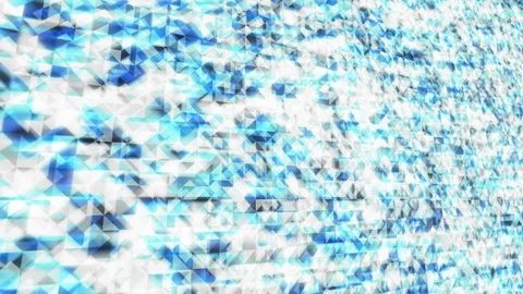 Abstract Geometric polygon square box and Triangle perspective view Stock Footage 91968338