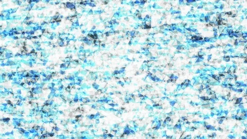Abstract Geometric polygon square box and Triangle blue color glowing pattern Stock Footage 92208145