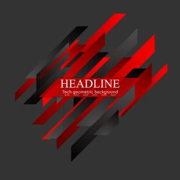 Abstract geometric polygon tech vector background Stock Illustration