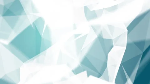 Abstract geometric polygonal 3D background with triangles. White ice glacial 스톡 동영상 255028504