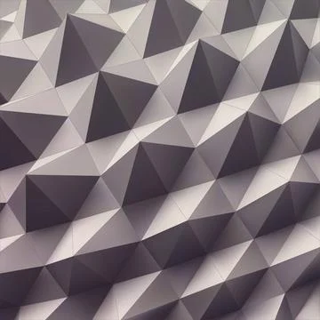 Abstract geometric polygonal background. 3d vector illustration. Abstract ... Foto stock