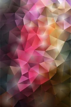 Abstract geometric polygonal background. Stock-Illustration