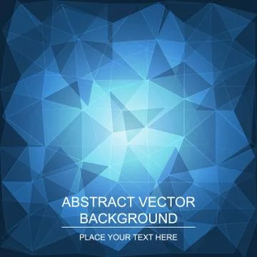 Abstract geometric polygonal background Stock Illustration