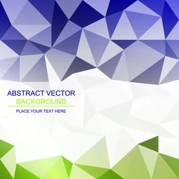 Abstract geometric polygonal background Stock Illustration
